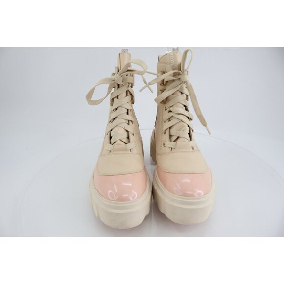 SOREL Women’s Caribou X Boot Lace Waterproof Platform Boots Beige Pink Size 10 - Picture 4 of 15